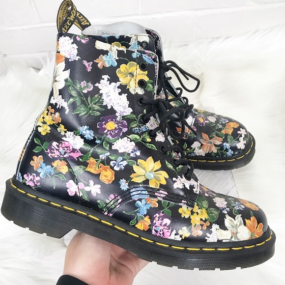 Dr Martens 46 Pascal Darcy Floral Boots 